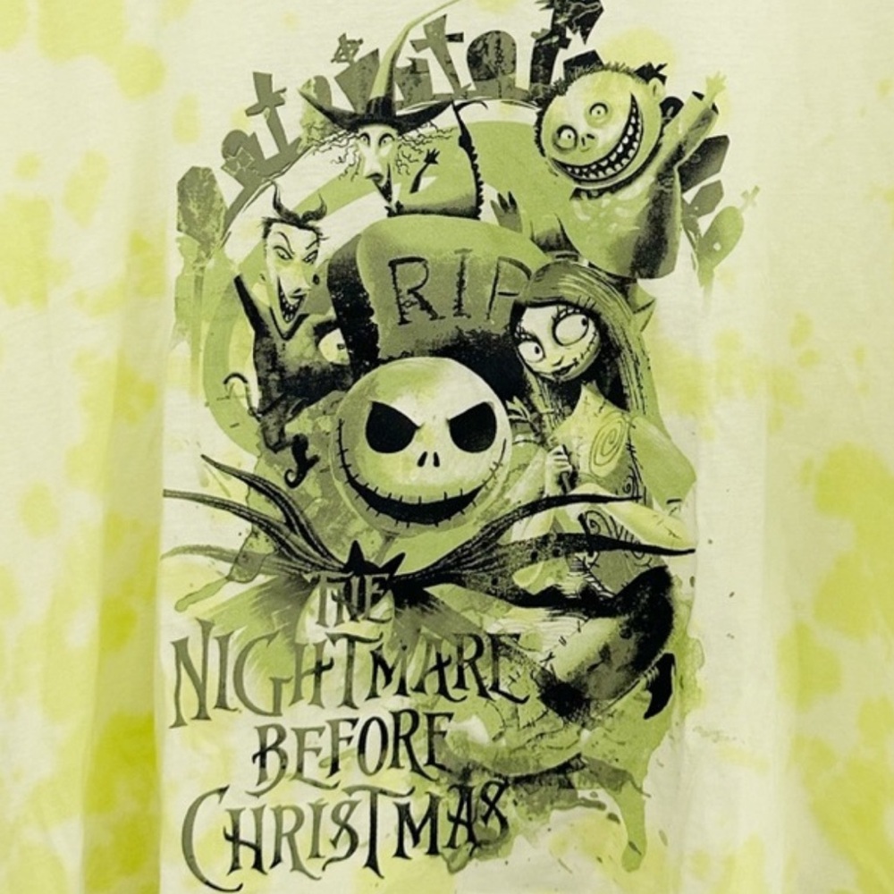 The Nightmare Before Christmas Cropped Graphic Tee - Picture 5 of 6